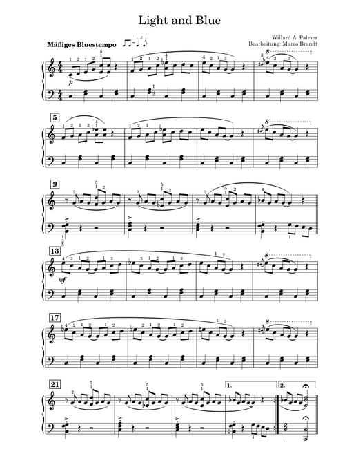 Light and Blue – Willard A. Palmer 7