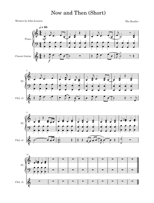 Now and Then (Short) – The Beatles