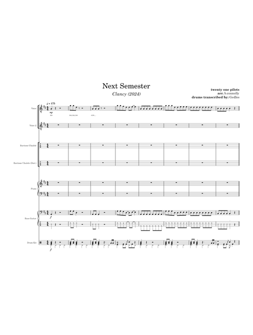 Next Semester – Twenty One Pilots (UPDATED - READ DESC.)