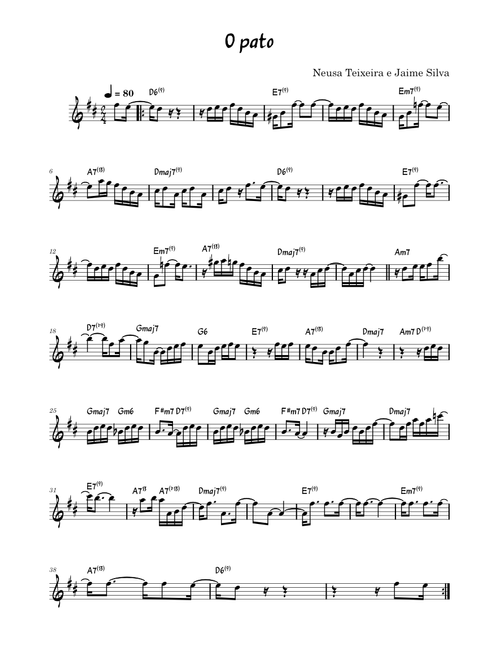 O Pato – Neusa Teixeira e Jaime Silva