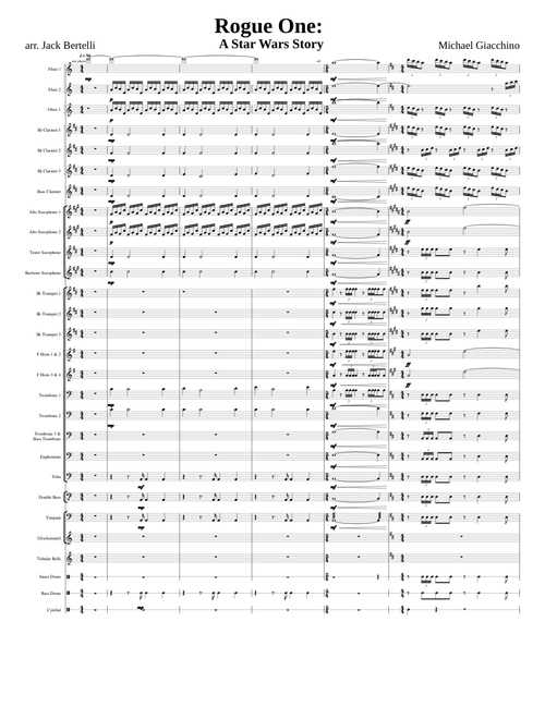 Rogue One: A Star Wars Story for Concert Band
