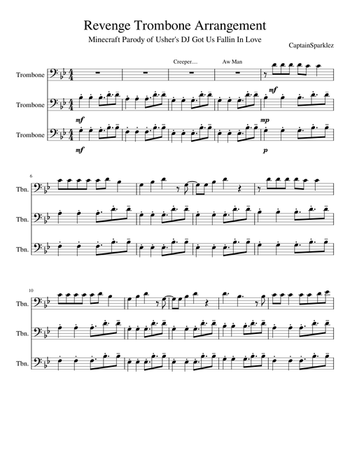 Revenge Trombone Arrangement