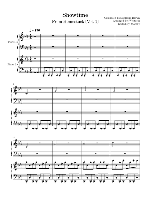 (READ DESC) Showtime (Original Mix) From Homestuck [Vol. 1]