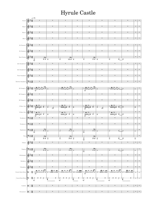 Hyrule Castle for wind ensemble