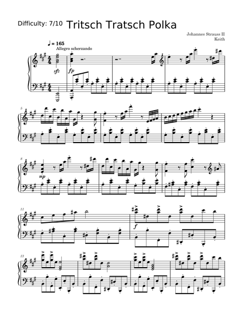 Tritsch-Tratsch-Polka, Op.214 – Johann Strauss Jr. Tritsch Tratsch Polka