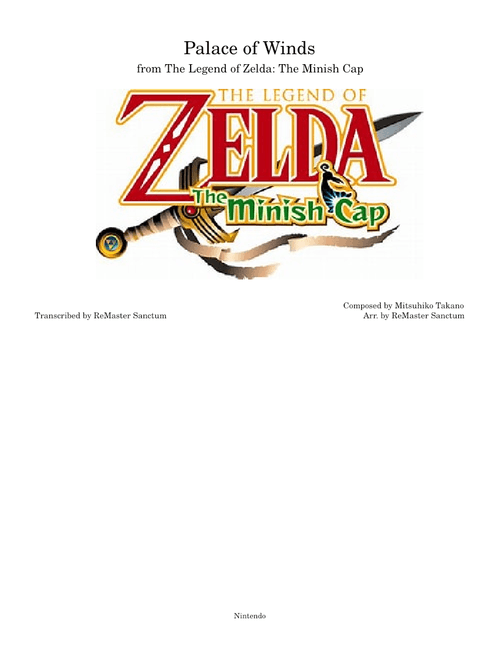 Palace of Winds - The Legend of Zelda: The Minish Cap – Mitsuhiko Takano