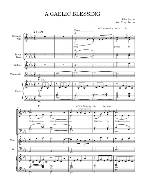 A Gaelic Blessing – John Rutter