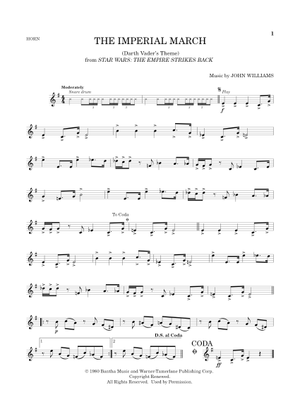 吹奏楽輸入合奏譜】The EMPIRE Strikes Back Melody 吹奏楽輸入合奏譜