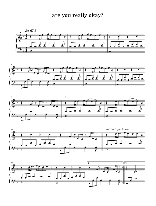 sleep token sheet music by charliefarley87 | Play, print