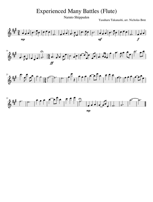 Experienced Many Battles (Flute)