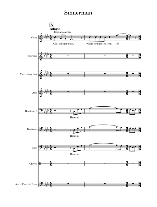 Sinnerman – Nina Simone Sinnerman-voicings