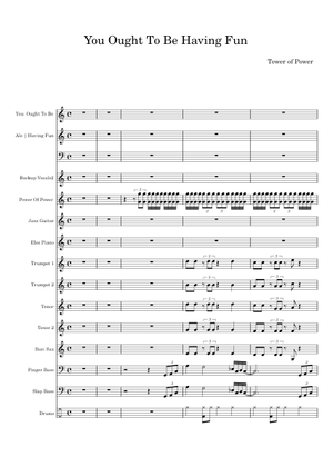 Play Official version of You Ought To Be Havin' Fun Sheet Music by