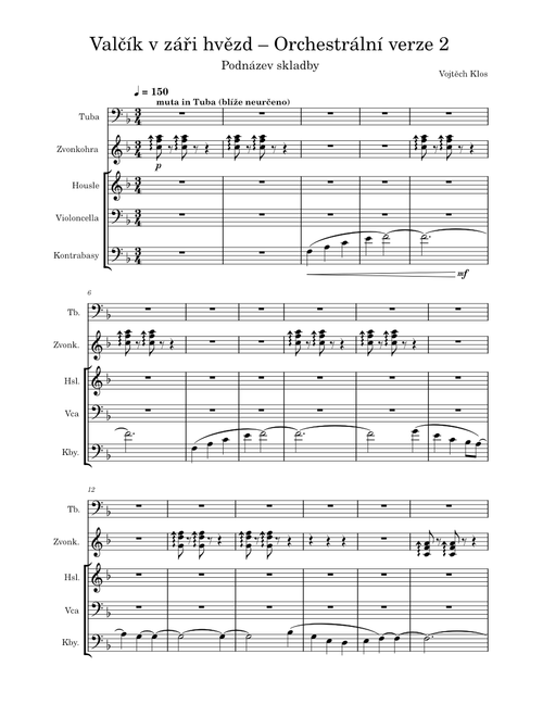 Waltz amidst the light of stars – Second version