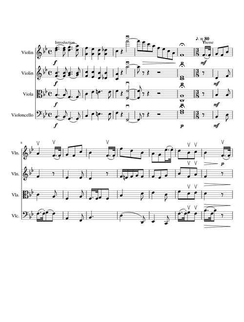 Happy Birthday – Anoniem / versie Reinis Heinrich (ca. 1660-na 1770) Happy Birthday – NA Happy Birthday Theme and Variations for String Quartet