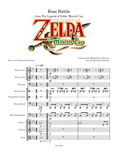 Boss Battle - The Legend of Zelda: Minish Cap – Mitsuhiko Takano