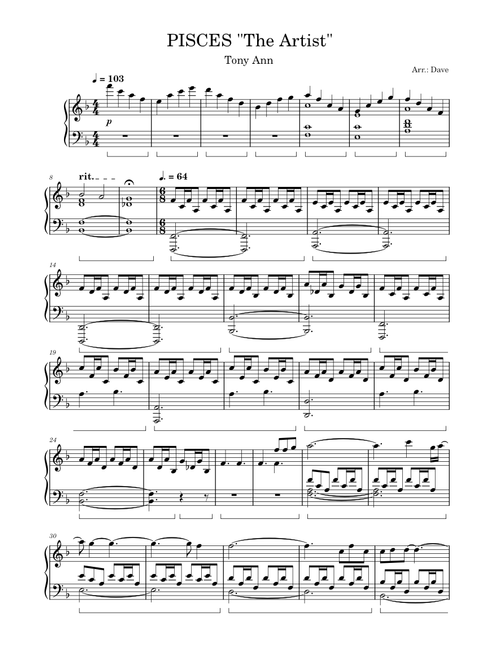 PISCES "The Artist" - Tony Ann (in d minor)