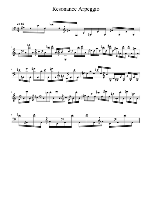 HOME - Resonance (Arpeggio)