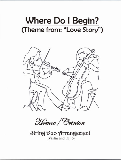Where Do I Begin (Love Theme) (Arr. Homco/Crinion) - Andy Williams (Instrumental Duet)