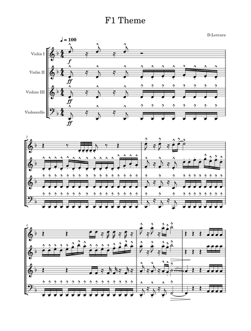 F1 Theme – Brian Tyler