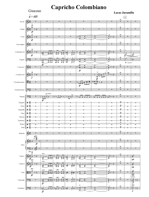 Colombian Capriccio - Lucas Jaramillo (Full Orchestra)