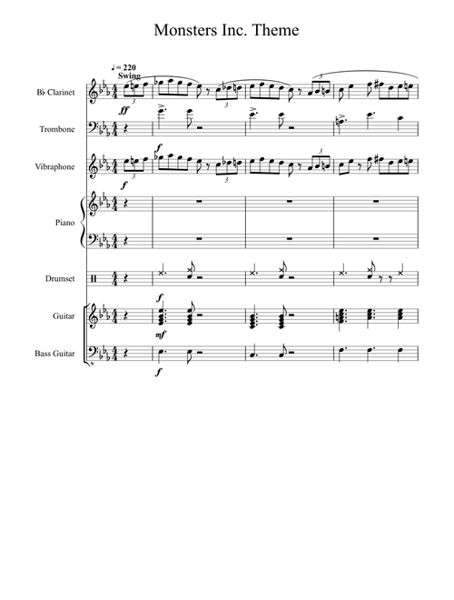 Monsters Inc. Theme