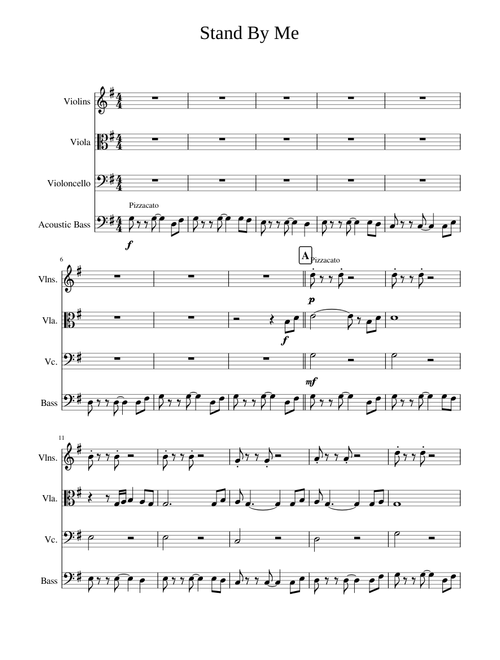 Stand By Me - String Quartet