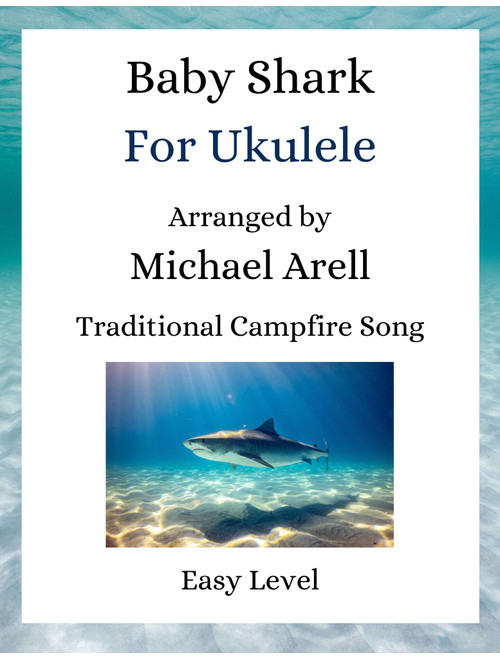 Baby Shark--Easy Ukulele (Arr. Michael Arell) (Instrumental Duet)