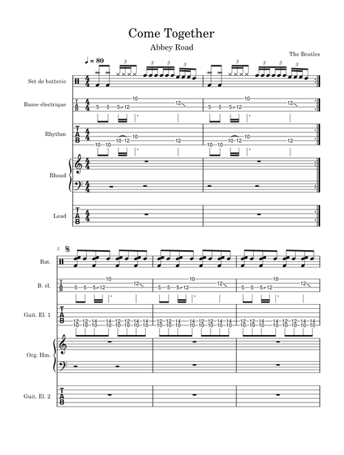 Come together – The Beatles