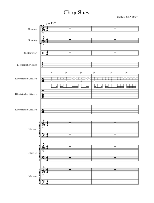 Chop suey – System of a Down Chop Suey