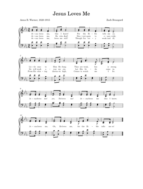 Jesus Loves Me – Anna B. Warner Jesus_Loves_Me