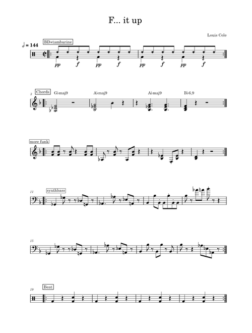 Fuck it up – Louis Cole