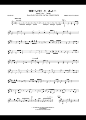 Play Official version of The Imperial March Sheet Music by