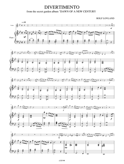 DIVERTIMENTO -  Rolf Lovland