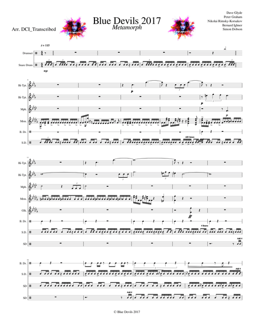Blue Devils 2017 - Metamorph (Full Score) **WIP** [READ DESCRIPTION] 