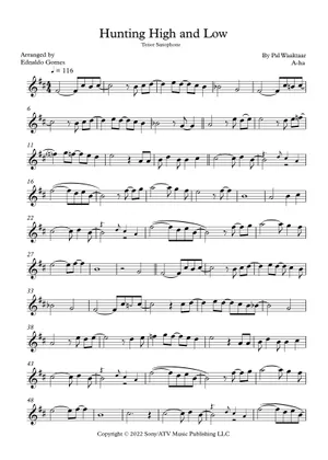 a-ha HUNTING HIGH AND LOW バンドスコア 楽譜 Hunting high and low a-ha HUNTING HIGH AND LOW バンドスコア 楽譜 Hunting high and low