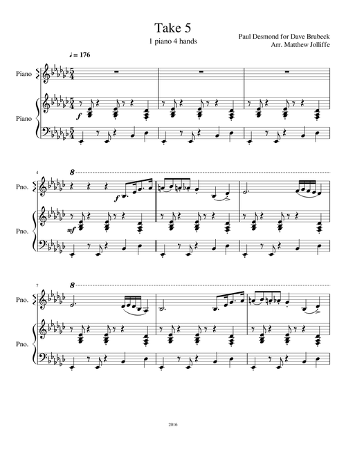 Take 5-Piano Duet