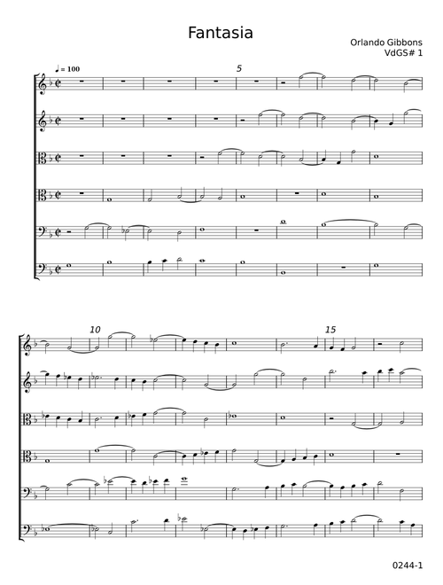 Fantasia - Orlando Gibbons