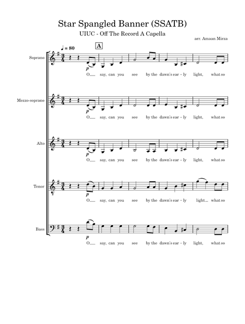 The Star Spangled Banner - John Stafford Smith