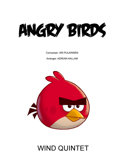 Angry Birds Theme (Arr. Adrian Hallam) - Ari Pulkkinen (Small Ensemble)