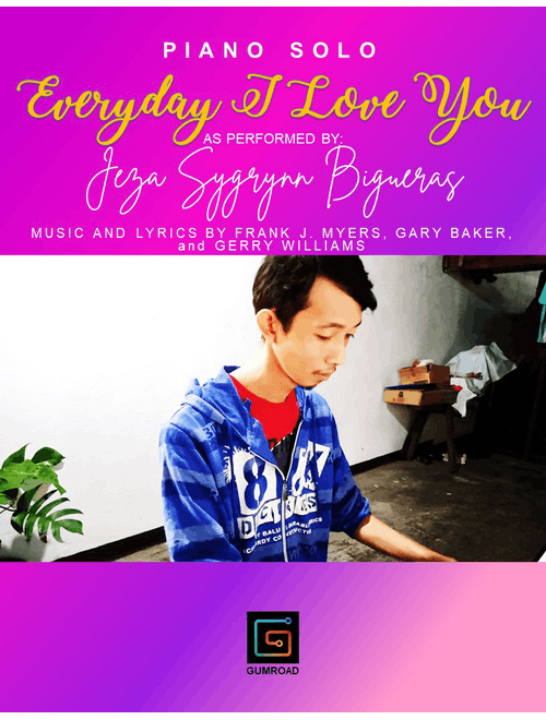 Every Day I Love You (Arr. Jeza Sygrynn Bigueras) - Boyzone (Piano Solo)