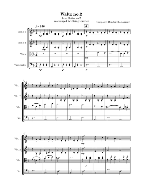 Waltz No. 2 (D Minor)