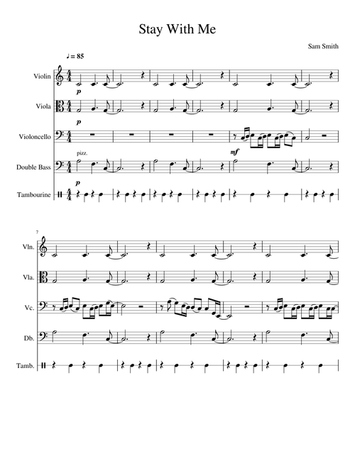 Stay With Me - Sam Smith (String Quartet)