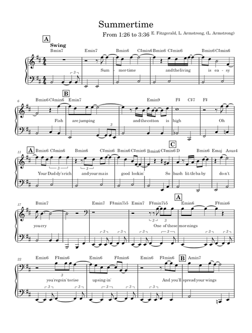 Summertime – Ella Fitzgerald