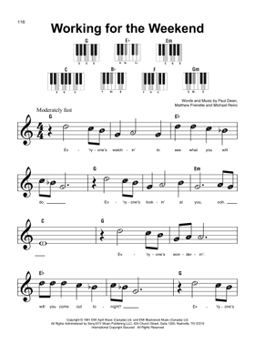 Free Loverboy sheet music | Download PDF or print on MuseScore.com