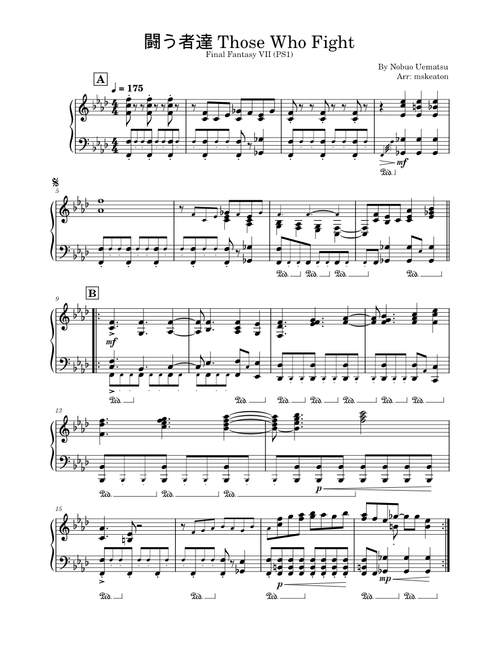 mskeaton | Free sheet music | Download PDF or print on MuseScore.com