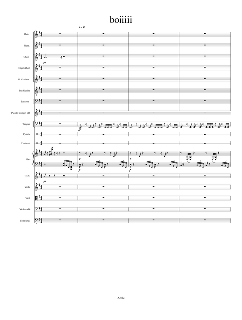 Adele - Send My Love (To Your New Lover) Orchestra Arrangement