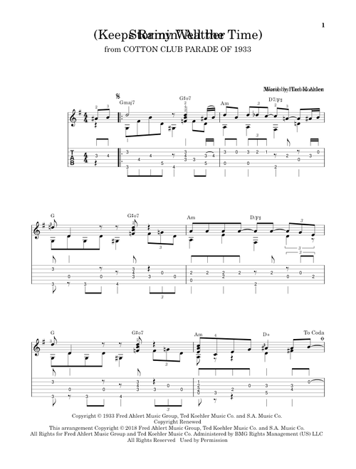 Stormy Weather (Keeps Rainin' All The Time) - Harold Arlen (Solo Guitar)