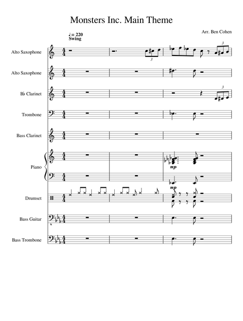 Monsters Inc. Main Theme