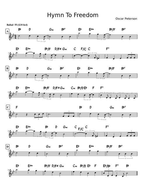 Hymn To Freedom