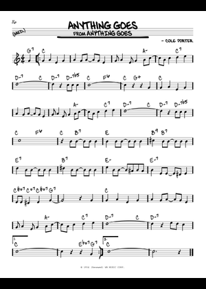 Play Official version of Anything goes Sheet Music by Cole Porter for ...